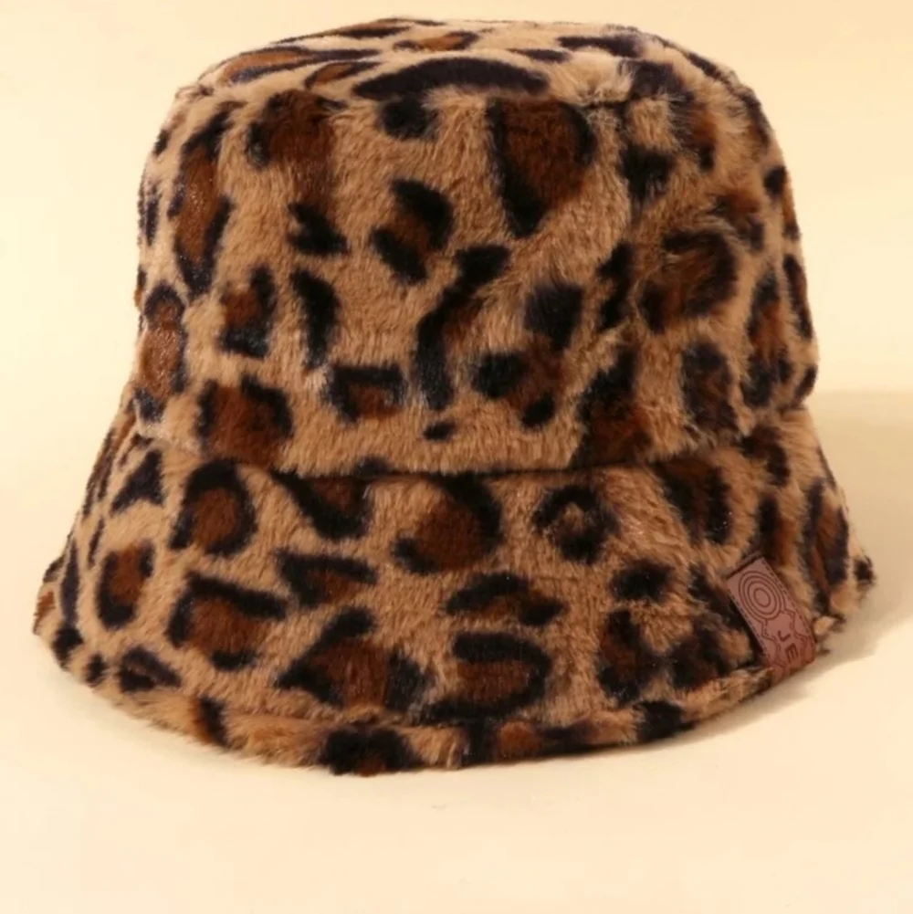 Leopard head hat cap berit